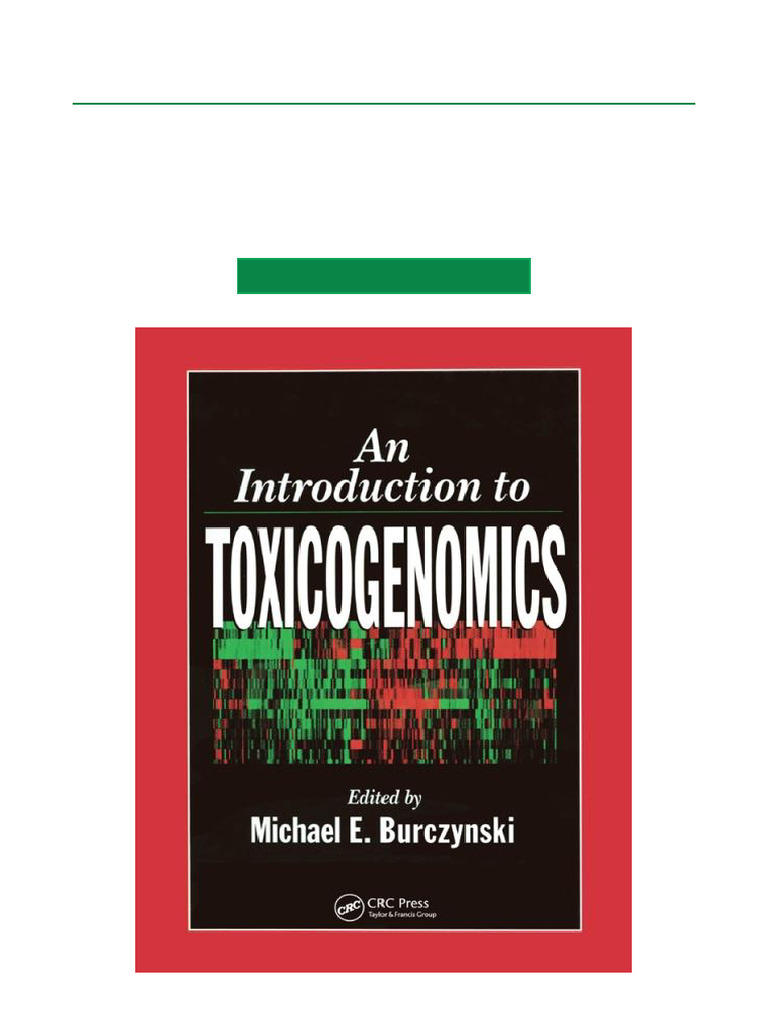Introduction to Toxicogenomics Book | PDF | Dna Microarray | Dna Sequencing