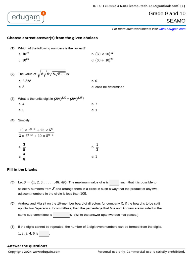 Grade10 1782052 4 6303.q | PDF | Euclidean Plane Geometry | Geometric ...