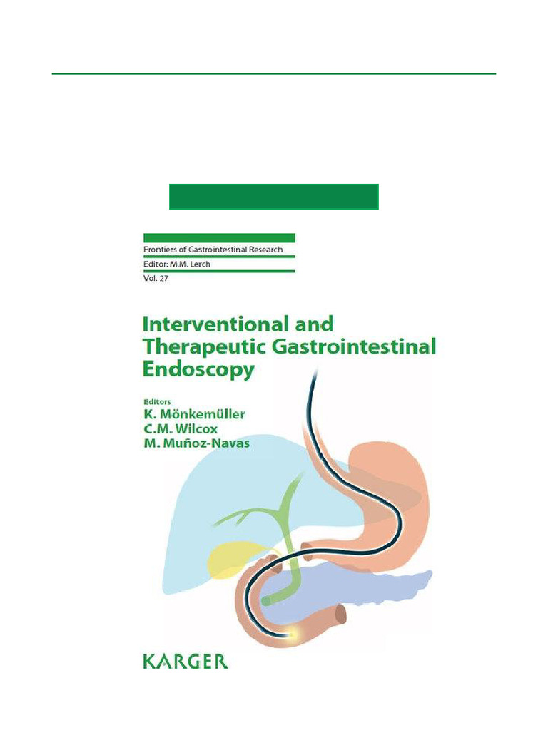 Interventional and Therapeutic Gastrointestinal Endoscopy Annotated PDF ...