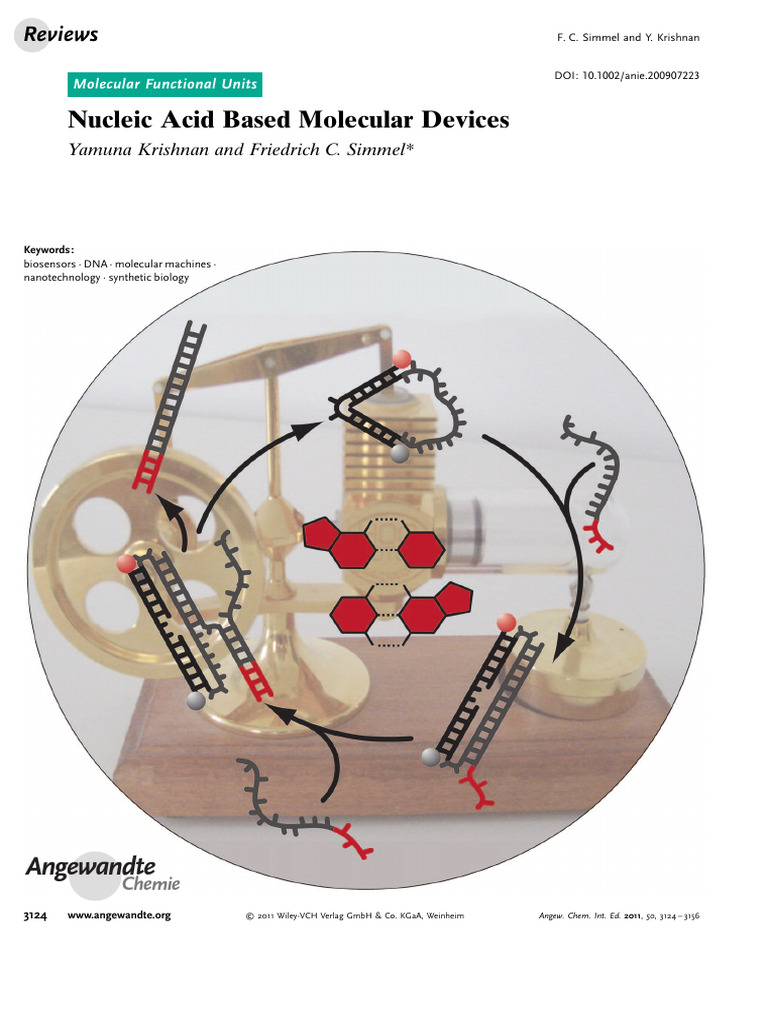 Nucleic Acid-Based Molecular Devices | PDF | Dna | Nucleic Acid Double ...