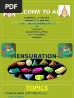 Class 10 Surface Area And Volume Formulas Pdf