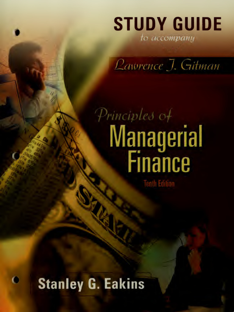 Managerial Finance Study Guide 10th Ed. | PDF | Debt | Sole Proprietorship
