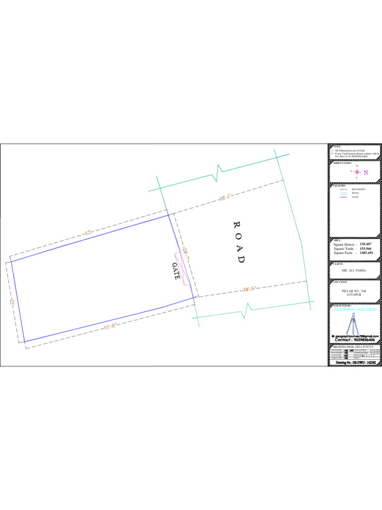 Survey Drawing (142502) 6 | PDF