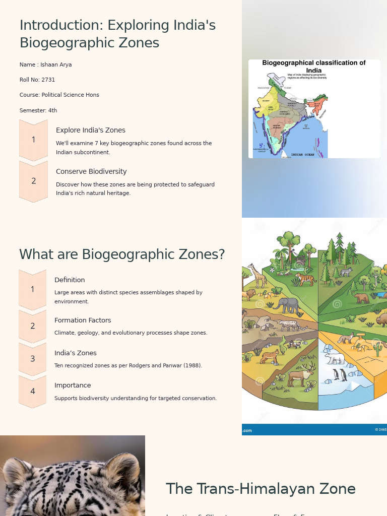 Introduction Exploring Indias Biogeographic Zones | PDF | Himalayas ...