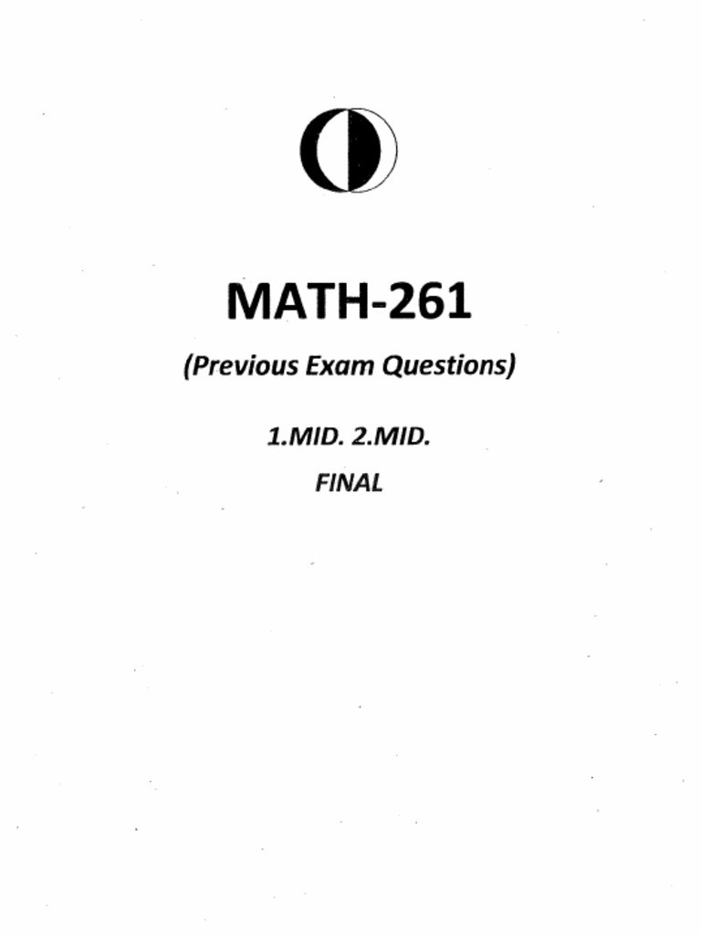 Math261 Peq | PDF
