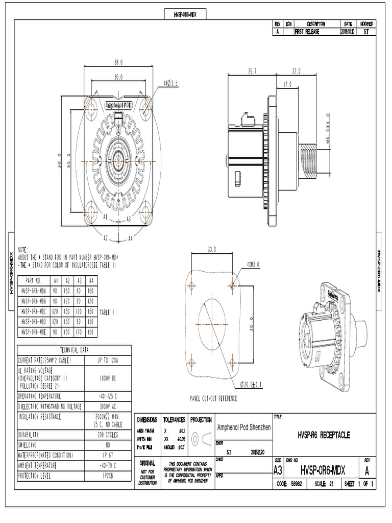 HVSP-0R6-MDX Rev A | PDF