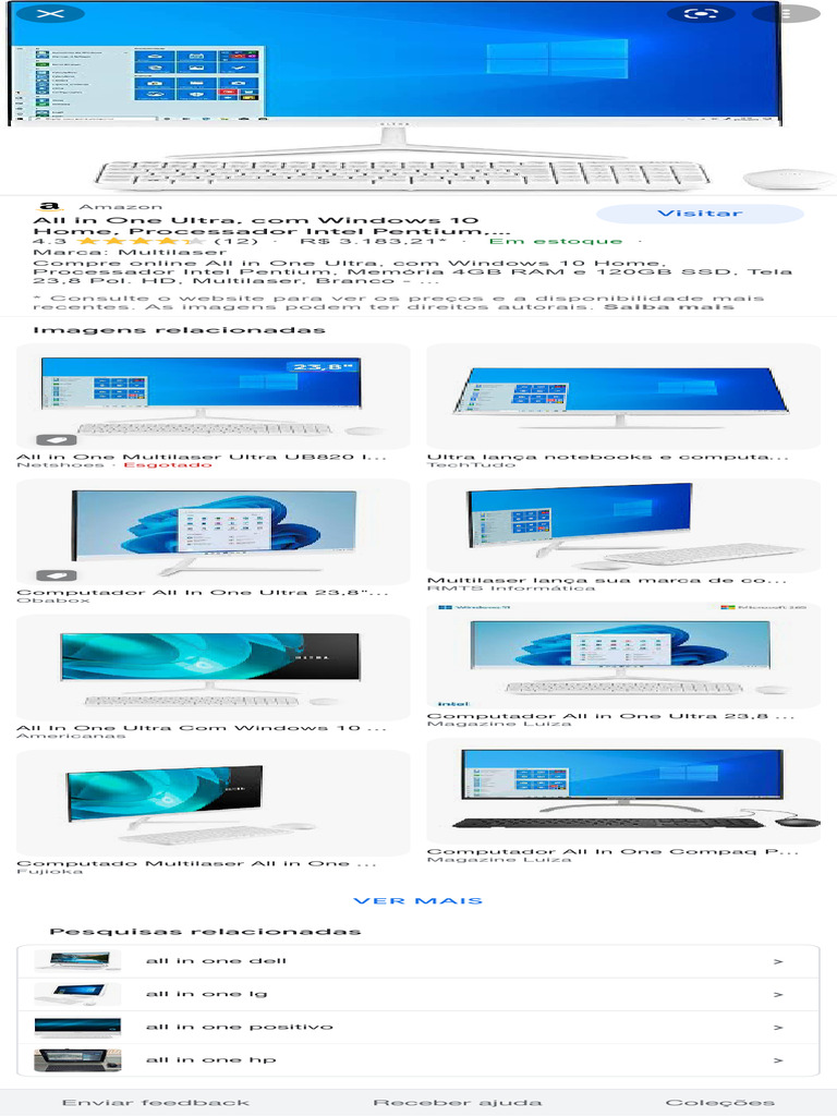 Computador All in One Ultra UB820 | PDF