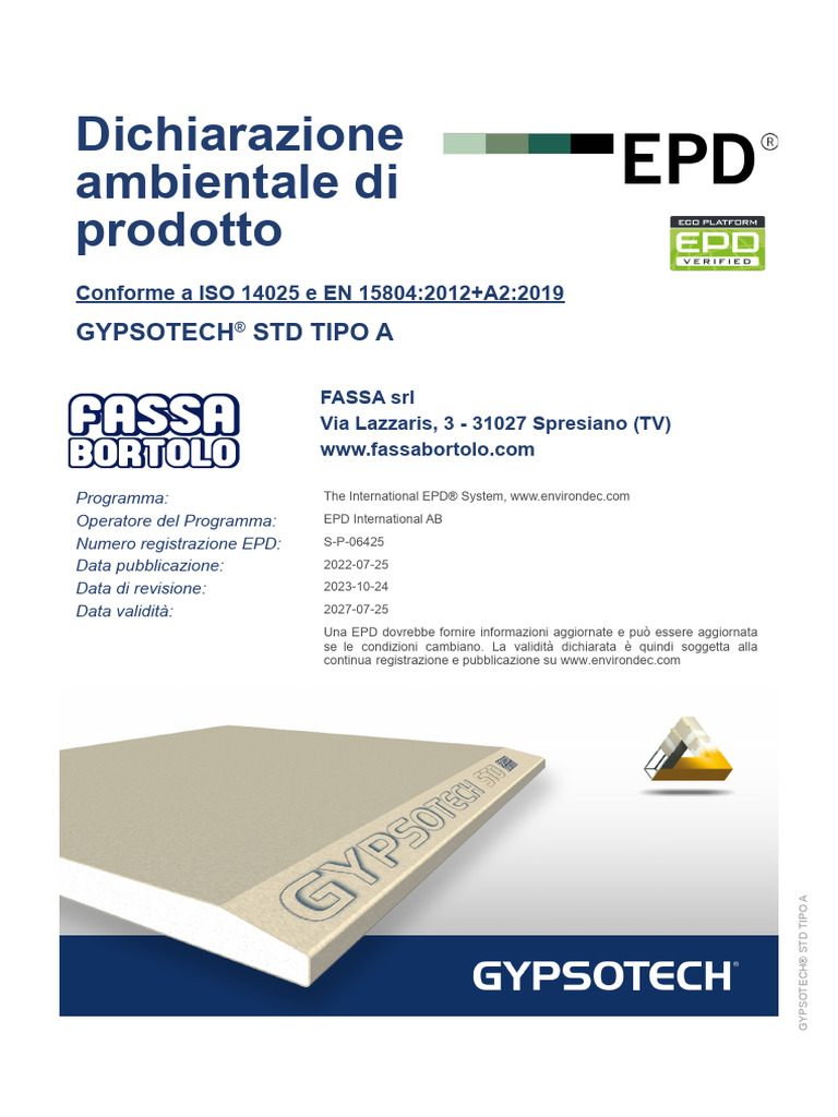 Gypsotec STD FASSA 13 | PDF