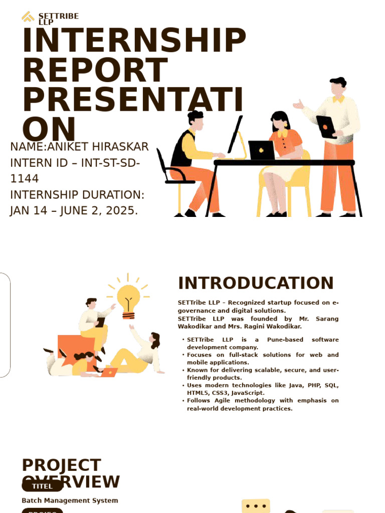 internship_report_ppt_aniket | PDF | Software Development Process ...