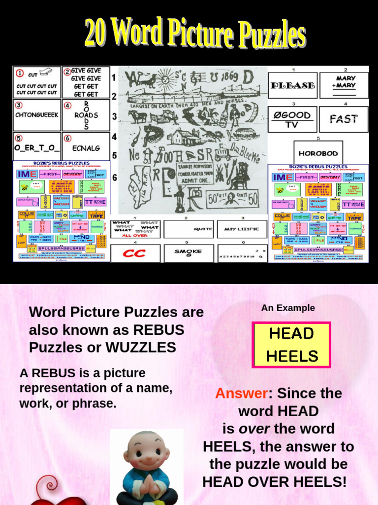 20wordpicturepuzzles 110504101656 Phpapp02 | PDF