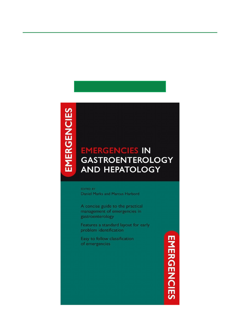 Gastroenterology and Hepatology Emergencies | PDF | Liver | Medical ...