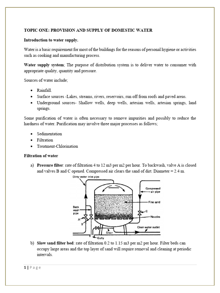 Direct Cold Water System Overview | PDF | Valve | Water Heating
