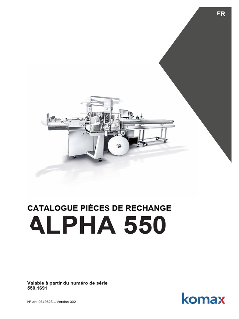 Catalogue pièces Alpha 550 | PDF | Biens manufacturés