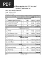 Contoh RAB Event dan Anggaran Kegiatan | PDF