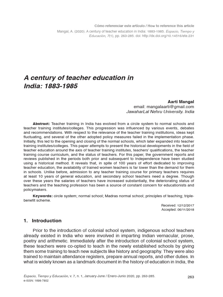 Teacher Salaries in India: 1883-1985 | PDF | Teachers | Teacher Education