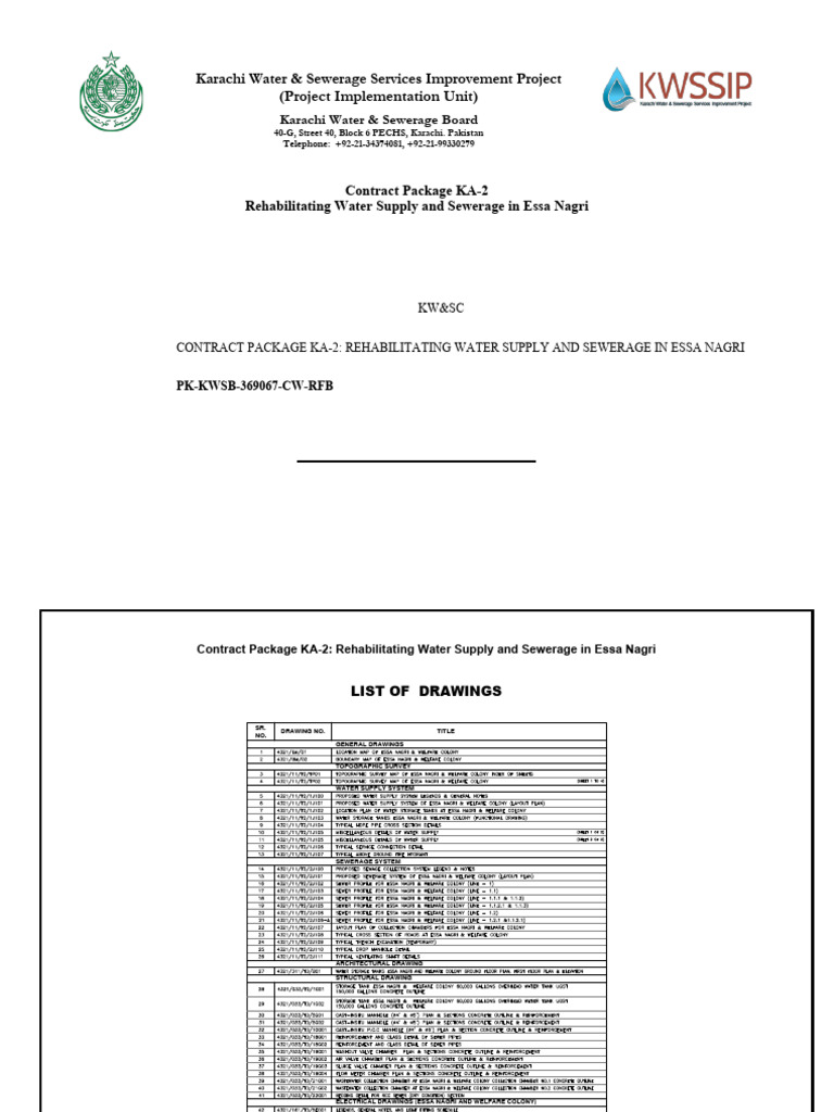 Vol III Drawings 2 60000GL Tank OHWT | PDF | Geographic Data And ...