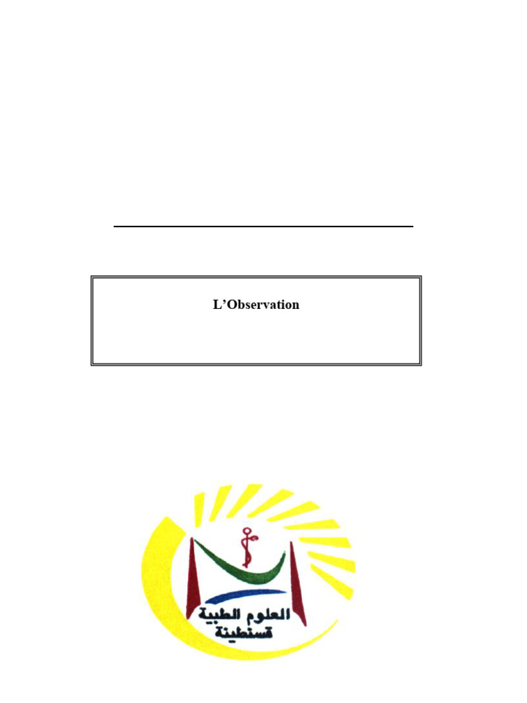 Observation Médicale en Médecine Interne | PDF | Vaccination | Douleur