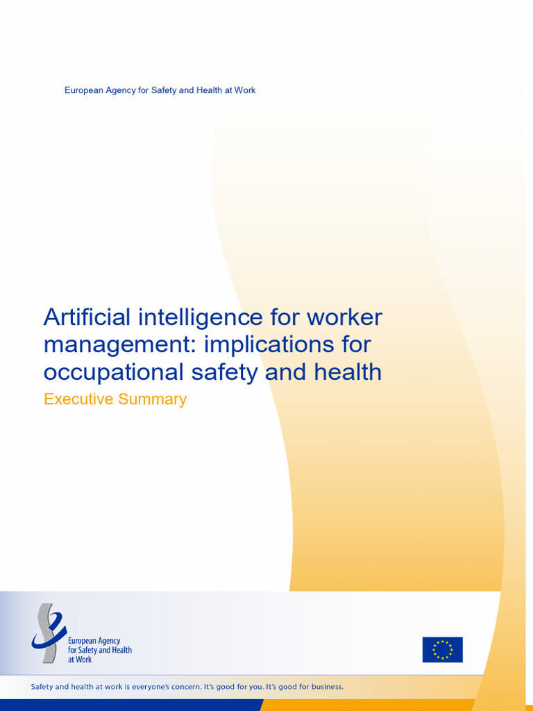 Artificial Intelligence Osh Summary En Pdf Occupational Safety