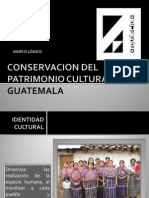 Ejemplo Marco Lógico Conservacion Del Patrimonio Cultural en Guatemala