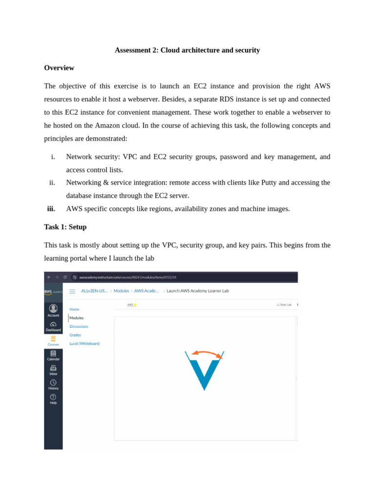 AWS EC2 Web Server and RDS Setup Guide | PDF | World Wide Web ...