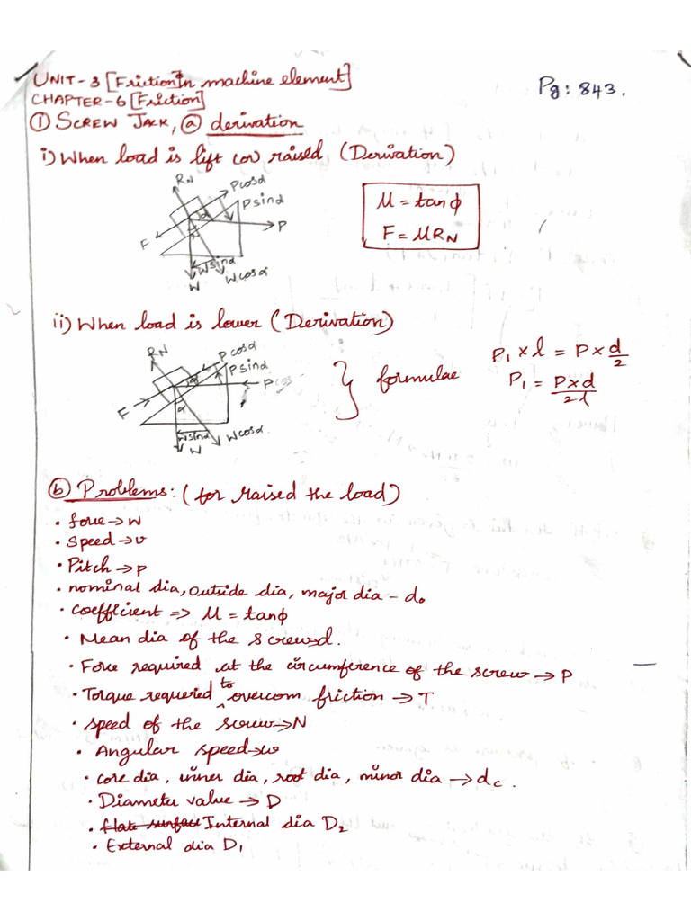 TOM (Formula Sheet) | PDF