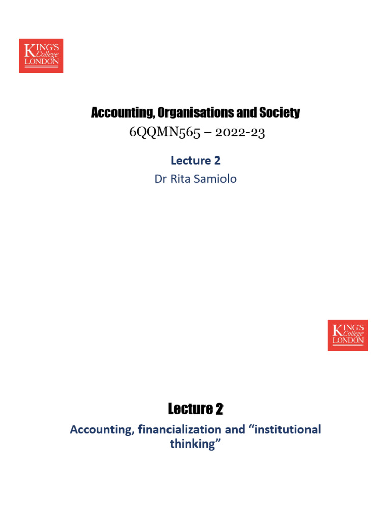 Understanding IFRS and Fair Value Accounting | PDF | Fair Value ...