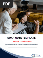 Group Therapy Progress Note Template | PDF | Behavioural Sciences ...