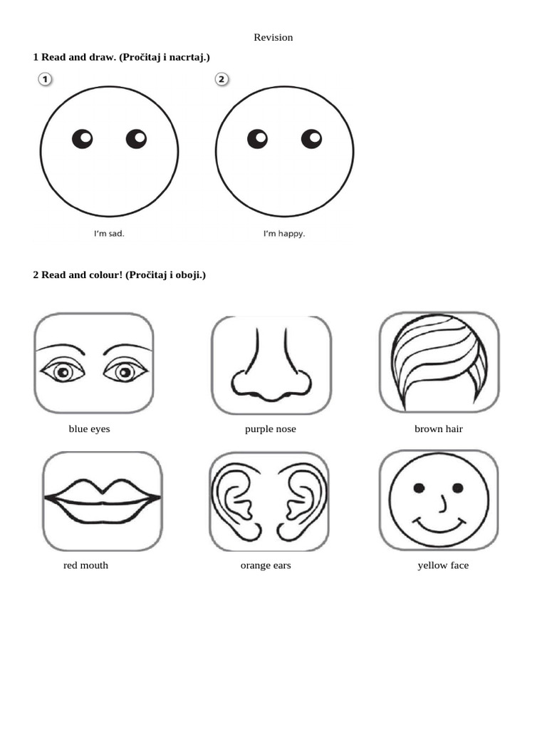 Read, Draw, and Color Activities | PDF