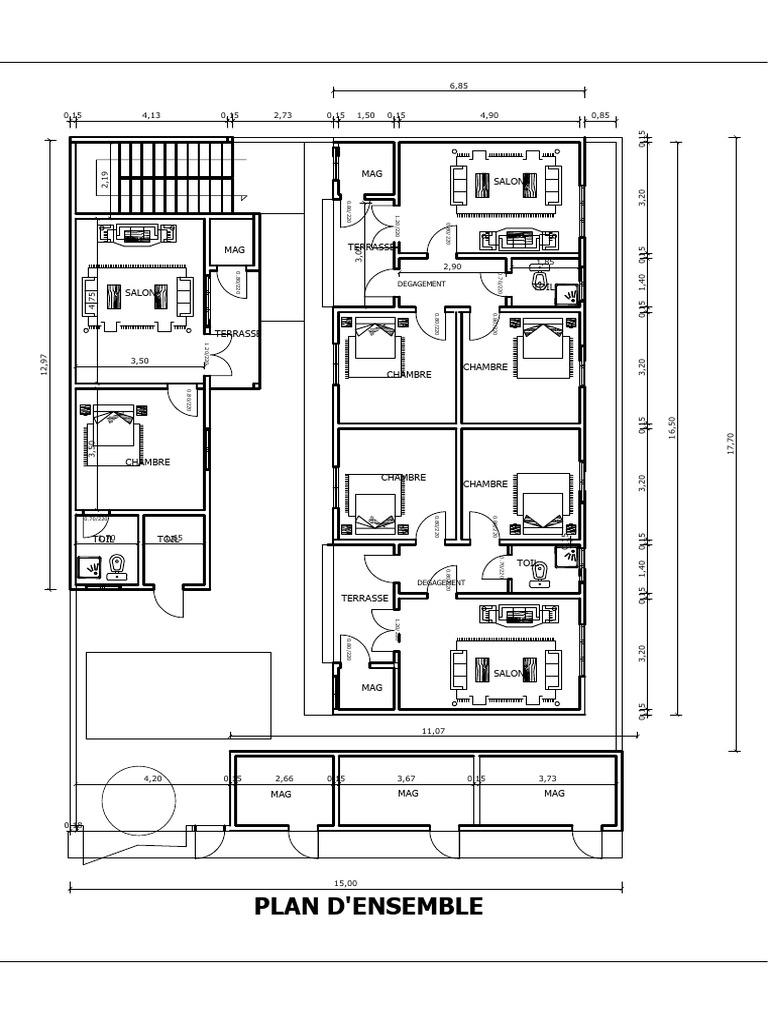 Plan d'ensemble d'un appartement | PDF