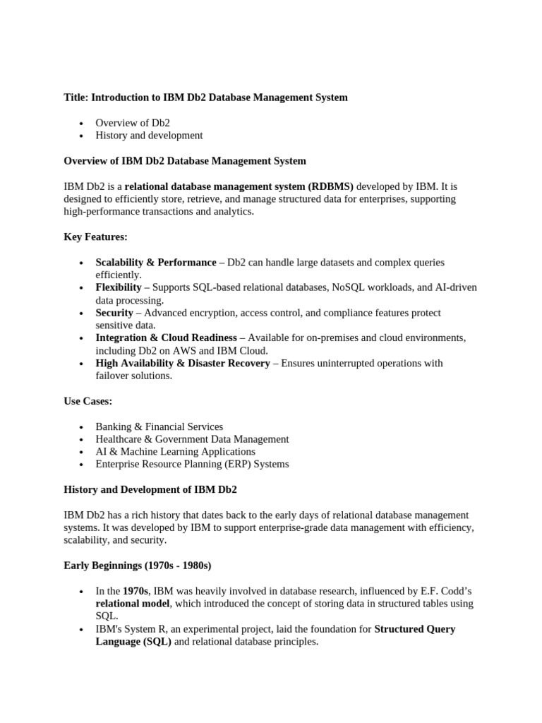 CSC 222 IBM Db2 PRSTATN | PDF | Ibm Db2 | Databases
