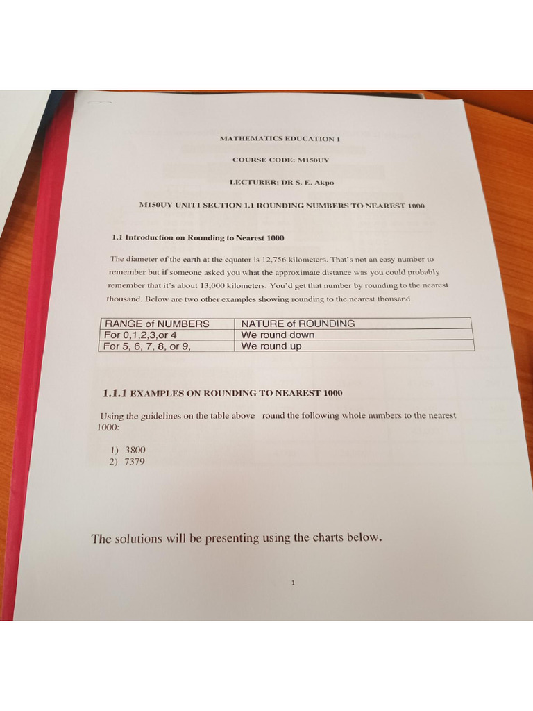 Unit 1 Section 1 | PDF