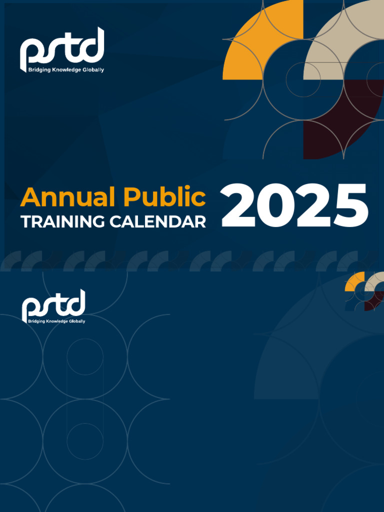 PSTD Training Calendar 2025 | PDF | Business