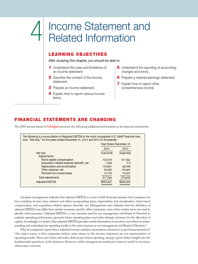 Understanding Income Statement Changes | PDF | Income Statement | Income