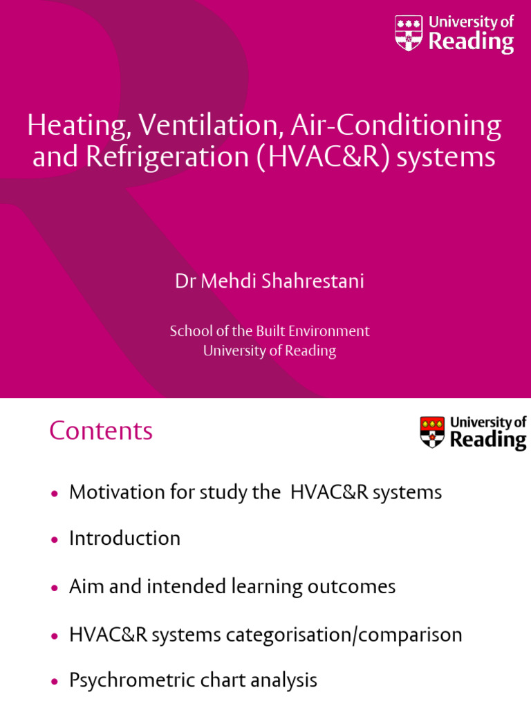 Understanding HVAC&R Systems | PDF | Humidity | Thermodynamics