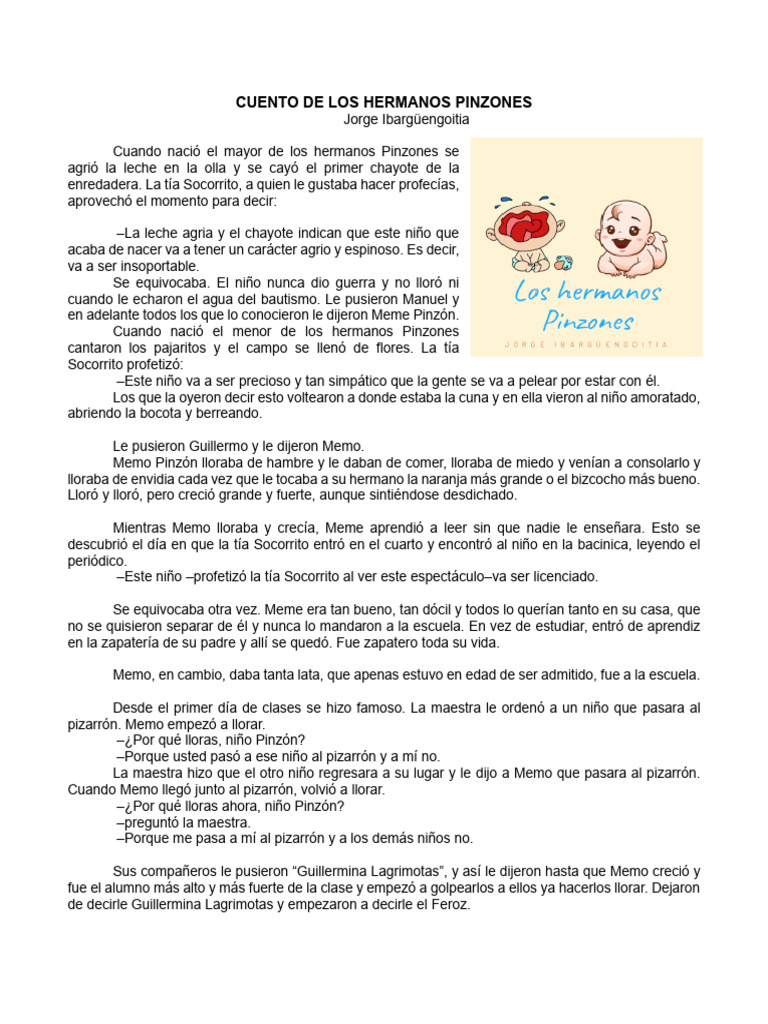Cuento de los Hermanos Pinzón | PDF
