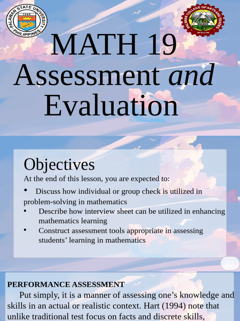 Math Assessment and Evaluation | PDF | Educational Assessment | Rubric ...