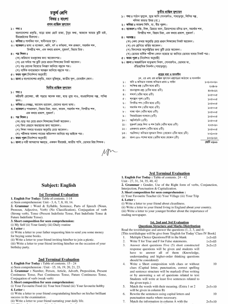 Class 4 | PDF