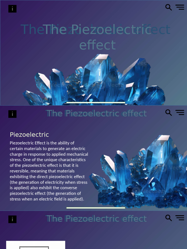 piezo electic effect | PDF | Piezoelectricity | Physical Quantities