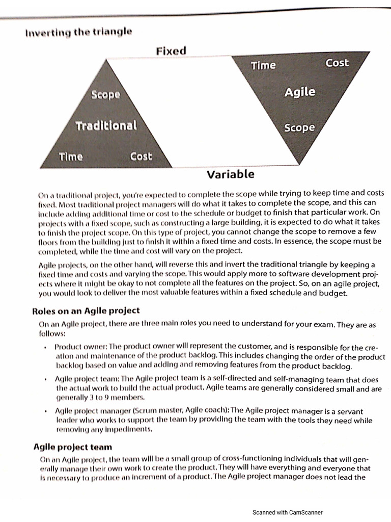 Agile Roles - Triangle | PDF