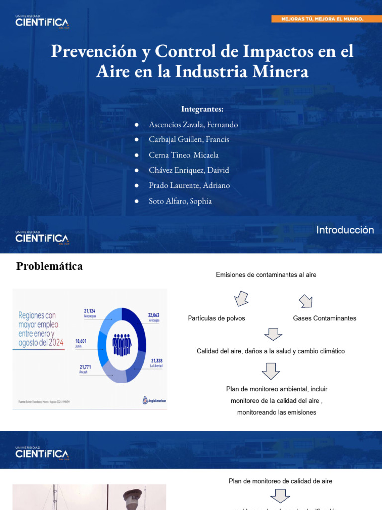 Control de Calidad del Aire en Minería | PDF | La contaminación del ...