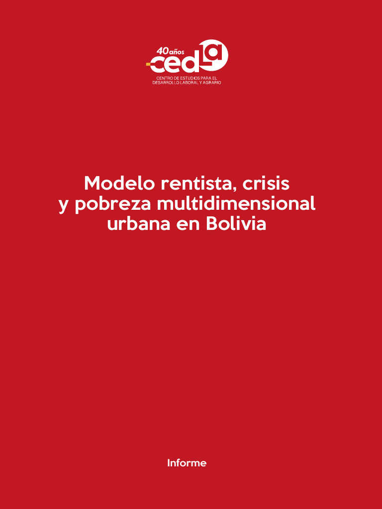 Crisis y pobreza urbana en Bolivia 2025 | PDF | Petróleo | Balance ...