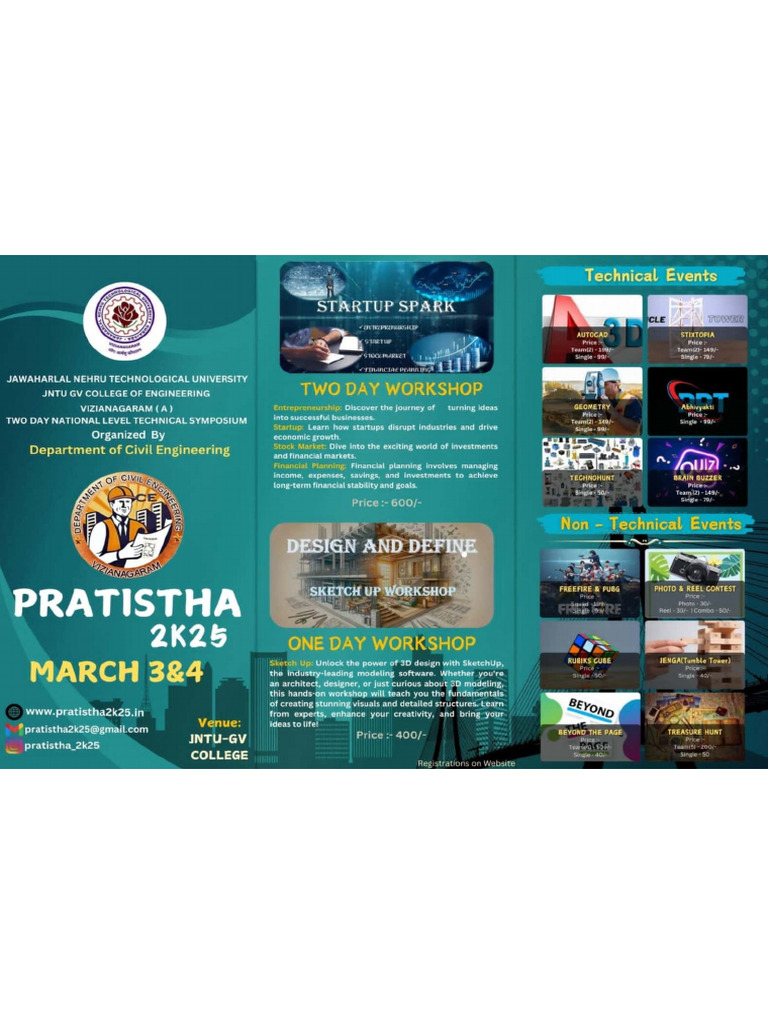 Pratistha 2k25 Brochure | PDF
