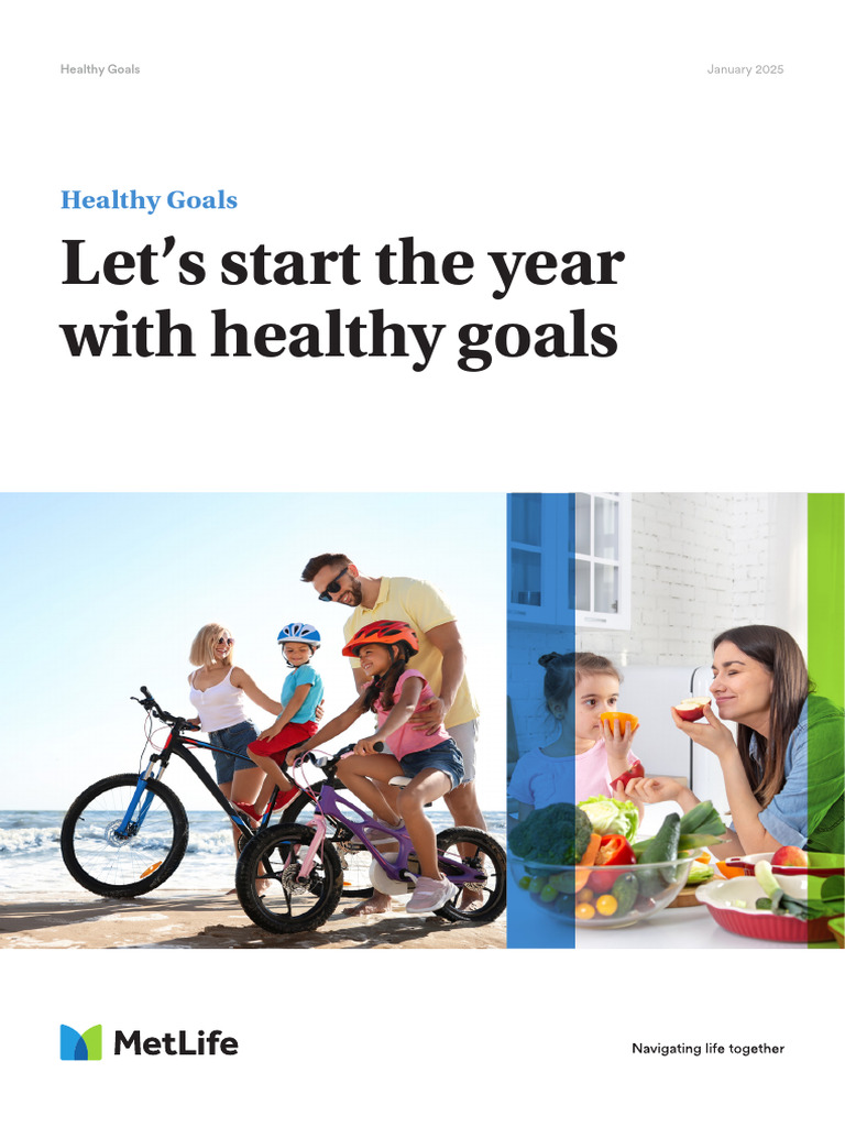 01+JAN Healthy Goals Newsletter | PDF | Goal | Determinants Of Health