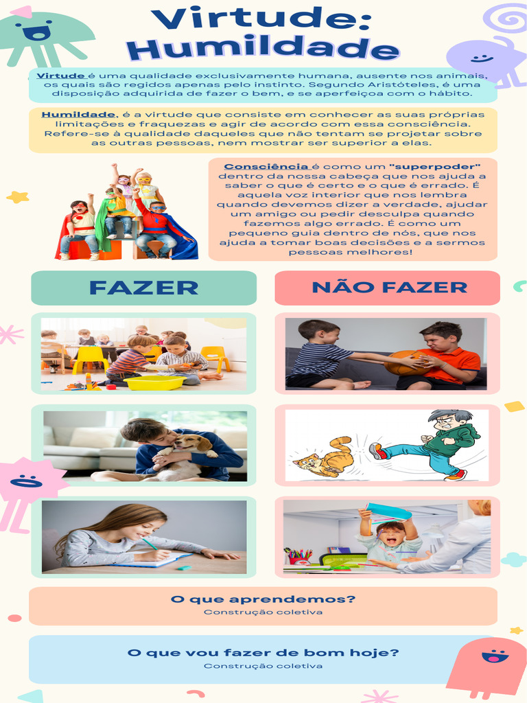 Atividade sobre Humildade para 2º Ano | PDF