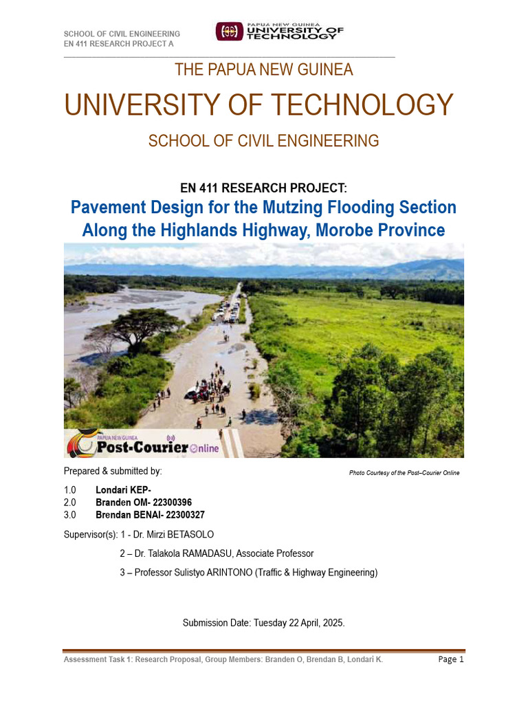 Pavement Design for Mutzing-Zumim Highway | PDF | Road Surface | Road