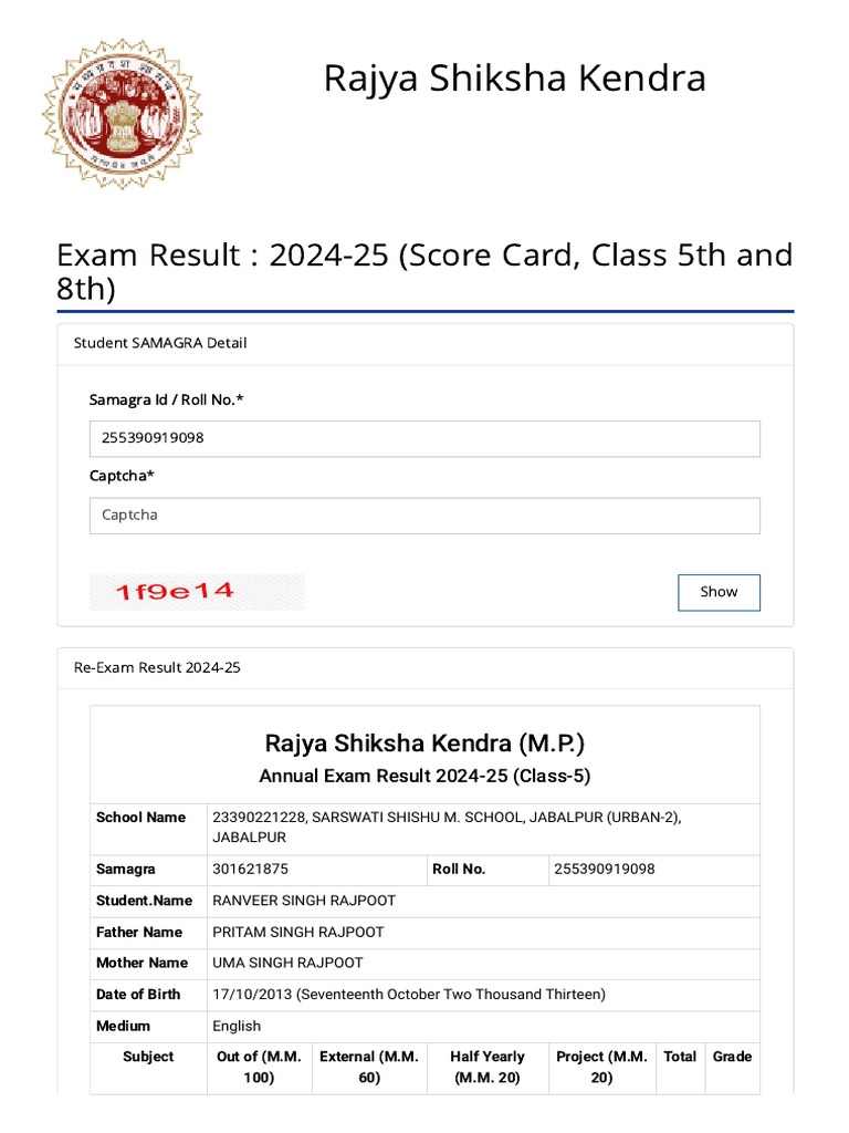 Rskmp.in Result.aspx | PDF