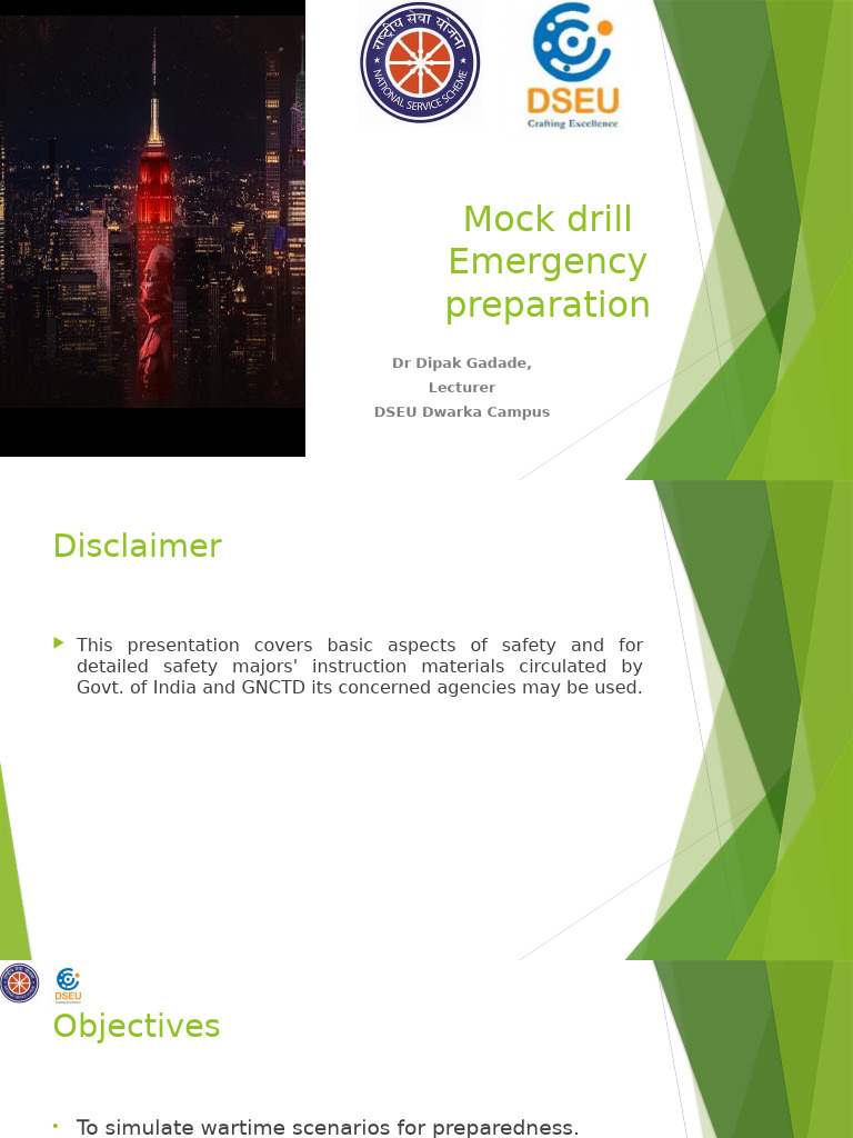 War Mock Drill Emergency Preparedness | PDF | Cardiopulmonary ...