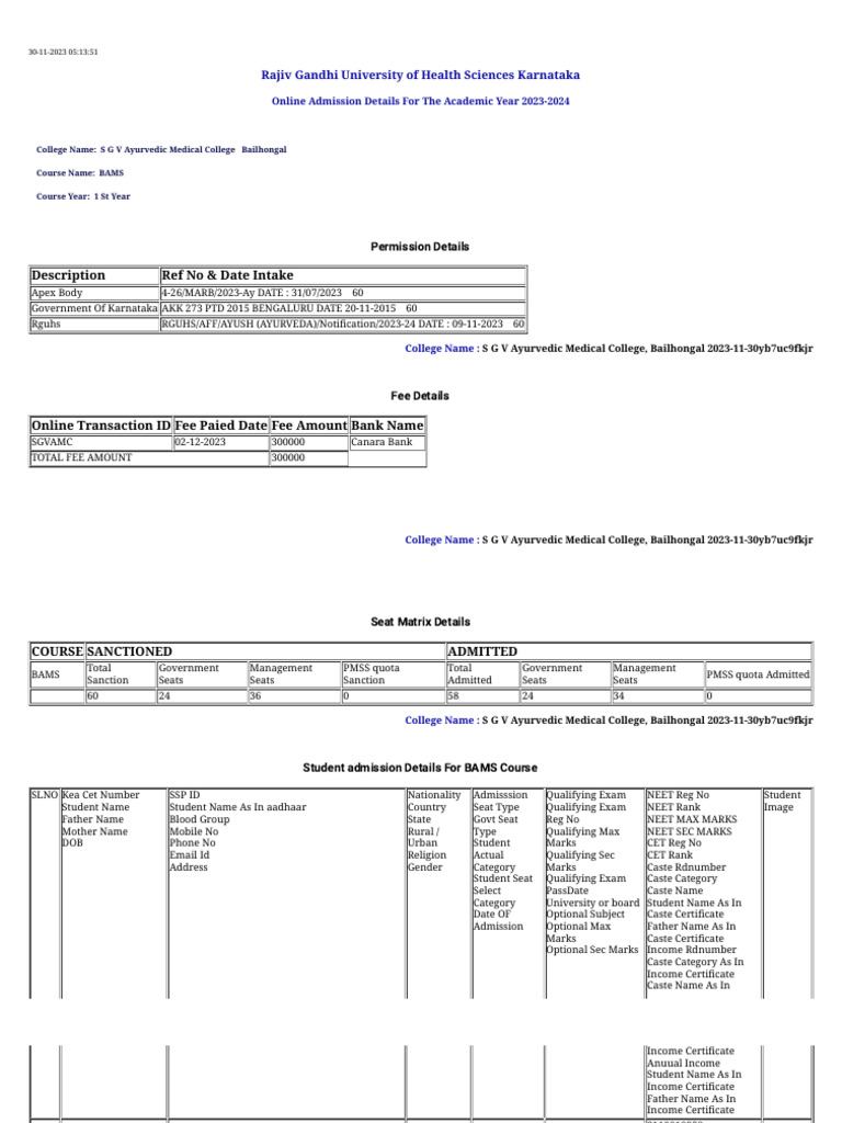 Students Ug | PDF | Higher Education