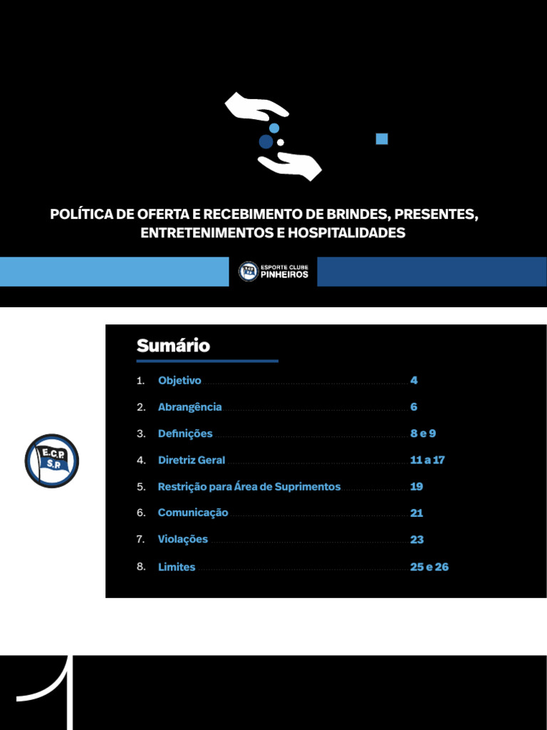Política de Brindes e Hospitalidades | PDF | Governança | Conformidade ...