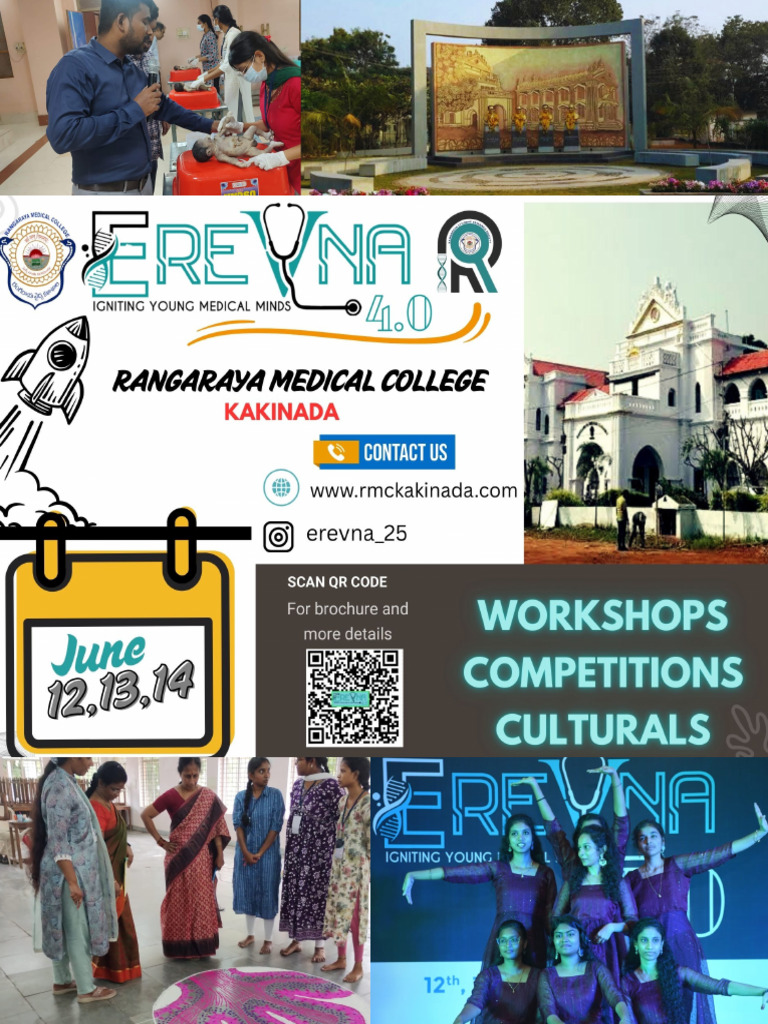 Erevna 4.0: Medical Workshops Schedule | PDF | Medicine | Internal Medicine